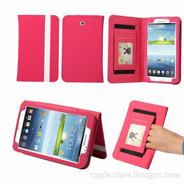 Standing Leather Cases for Samsung Tab 3 TP9500 with Color Combination
